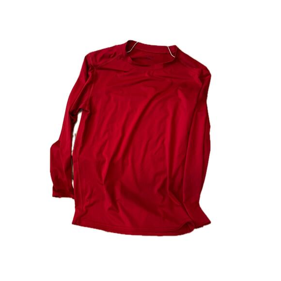 BCG Long Sleeve Red Running Training T-Shirt Mens XL - Picture 1 of 3